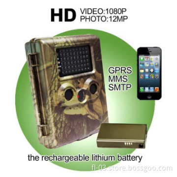 IP54 Waterproof 12MP 1080P 940nm Solar Powered mms hunting camera